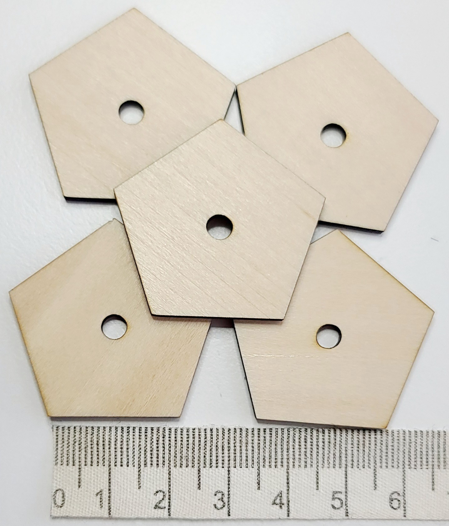 5 Pentagones 2,2 cm