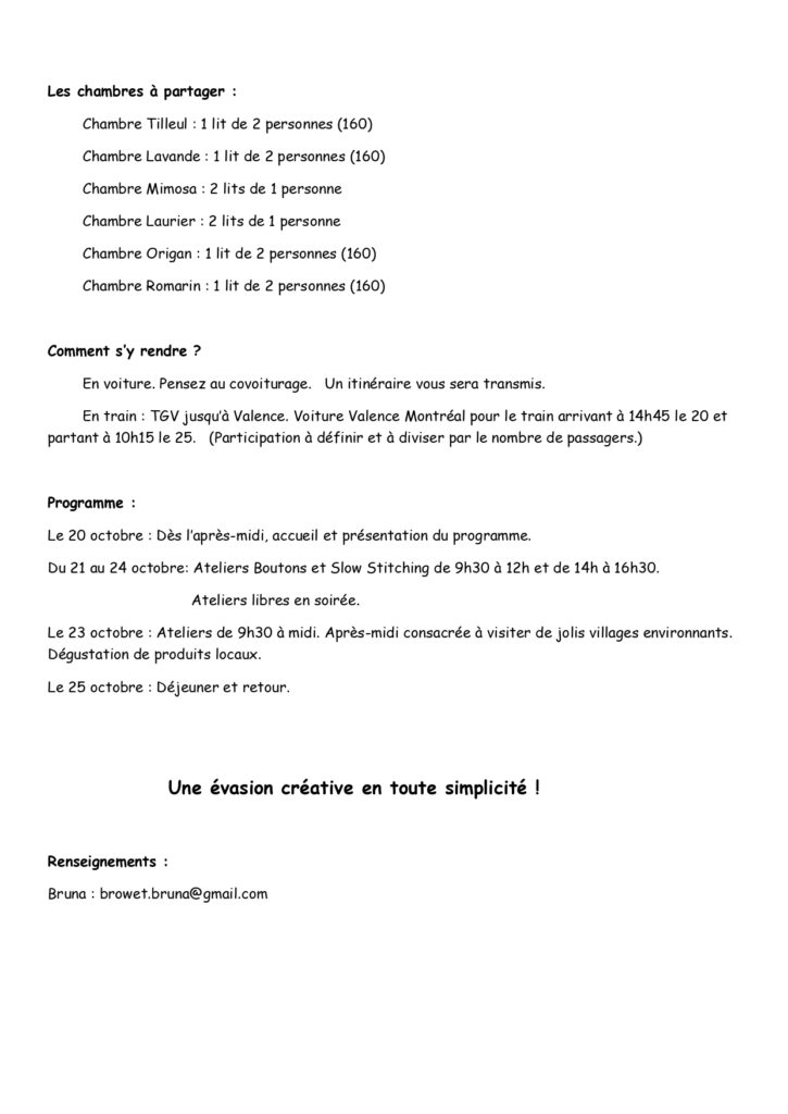 Stage Ardèche Octobre 2025 Page 2