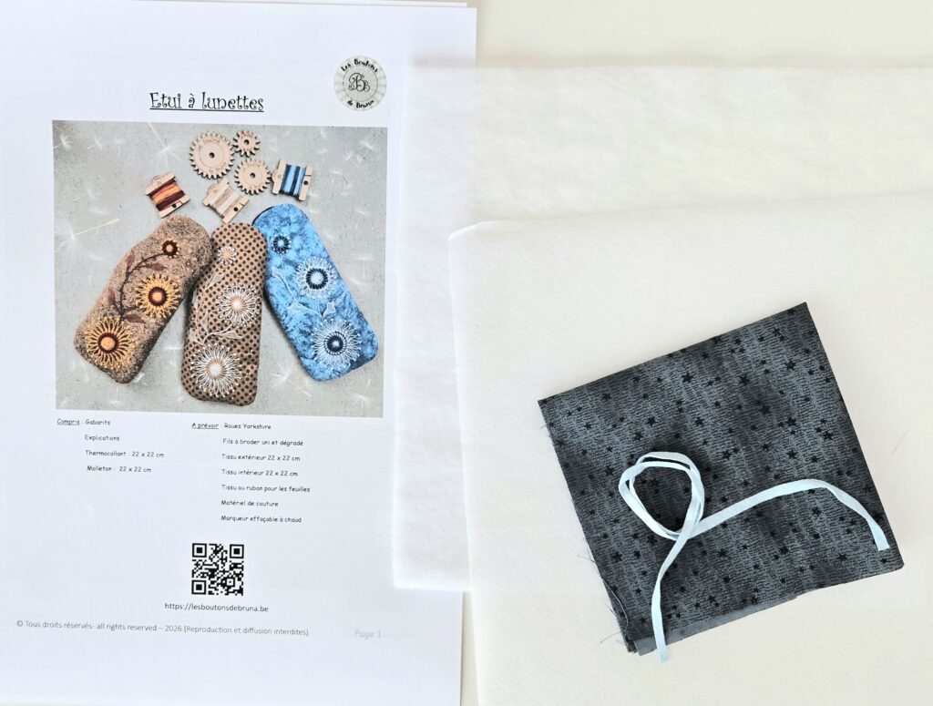 Etui à Lunettes - Gris Bleu